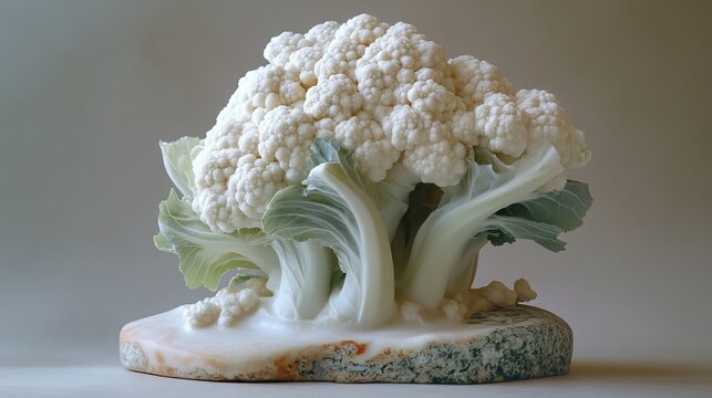 Cauliflower, a Brassica oleracea vegetable, belongs to the botrytis group within the Brassicaceae family.
 