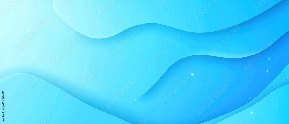 Poster abstract blue background with a gradient and wave-like vector line shape, a banner design for a busi