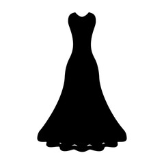 Elegant Black Evening Gown Silhouette A Fashion Icon