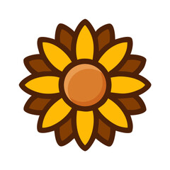 Elegant Rose Flower in Minimalist Line Art Style - Handmade Flower SVG Illustration for Modern Plant Design Project"