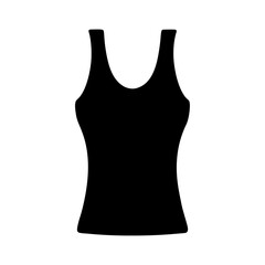 Black Sleeveless Shirt Tank Top Apparel Fashion Design Illustration Graphic