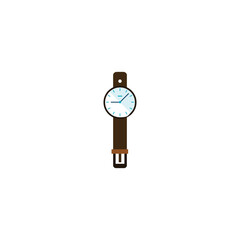 vector illustration of a watch, Wristwatch