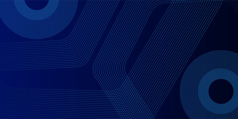 Abstract Blue Circular Patterns With Geometric Lines. Abstract blue background featuring patterns and geometric lines. Perfect for modern design projects, presentations, and backdrops