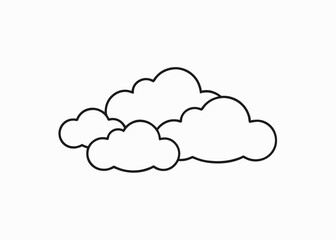 Cloud Cluster: A serene collection of simple clouds, evoking a sense of tranquility and calm. Representing simplicity, serenity, and the ethereal beauty of nature's artistry.