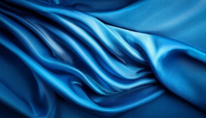 Obraz premium blue satin background