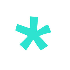 Obraz premium asterisk vector element