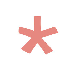 asterisk vector element