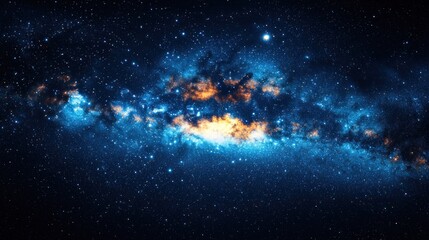 Fototapeta premium Cosmic expanse of nebulae