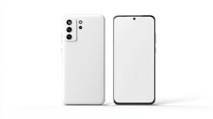 mobile phone isolated on white background