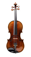 Fototapeta premium A beautiful, old fashioned violin with a black and brown finish