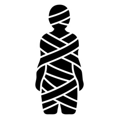 Black silhouette vector illustration of a standing business woman and man