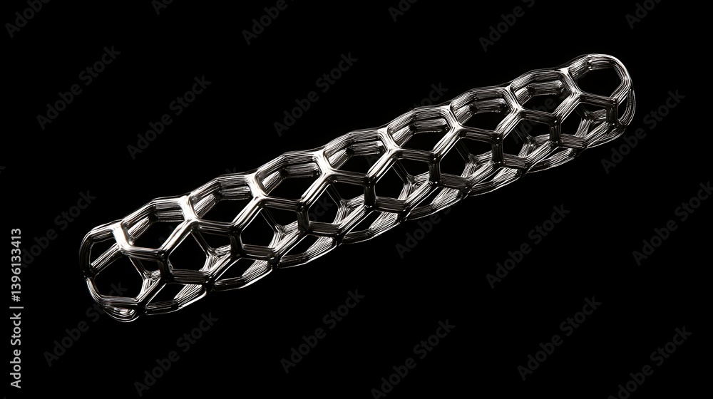 Aufkleber a stylized black honeycomb structure showcasing intricate geometric patterns and sleek design, perfe