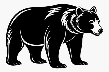 asiatic silhouette line art vector illustration