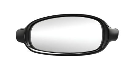 Automotive Side Mirror Isolated on Black Background  HighQuality Vehicle Part Image for Desig