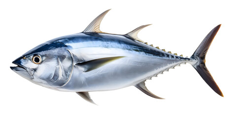 Fototapeta premium Fresh tuna fish isolated on transparent background
