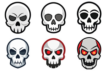 Bundle of human skulls, human skull collection