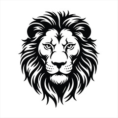 Vector Lion Head Graphic Design Illustration