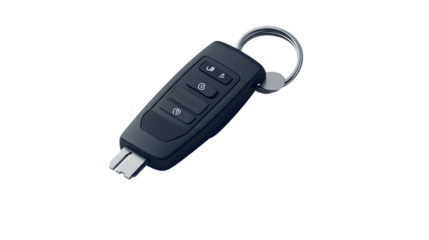 Modern Smart Key Fob with Remote Control Buttons for Vehicles Security System Accessory Autom