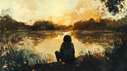 Reflecting on lost moments nostalgic thoughts nature blog post introspective personal i miss what we never were. Lost Writings. Illustration