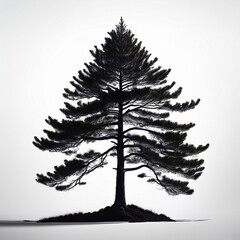 Fototapeta premium vector tree silhouette