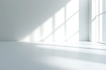 Fototapeta premium A clean white background with soft shadows and a subtle gradient for a modern look.