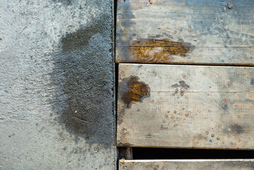 Oil-Spattered Car Channel Close-Up