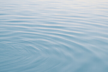 Blue water surface