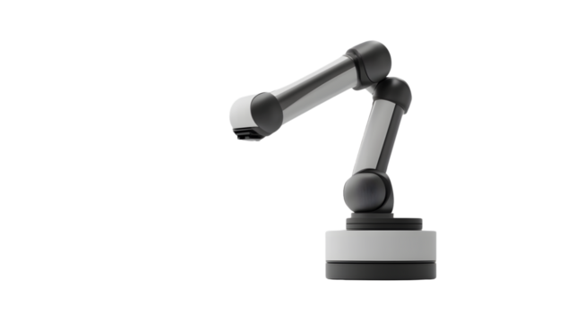 Robotic Arm in Action A Modern Industrial Automation Solution for Manufacturing and Technology