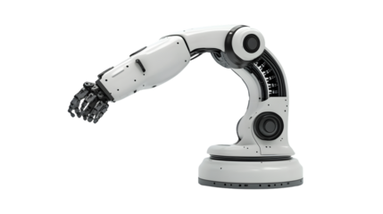 Robotic Arm in Action HighTech Automation for Industrial and Manufacturing Applications