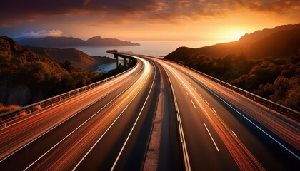 Naklejka premium Highway