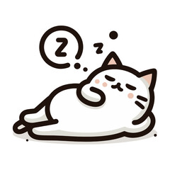 Cute Sleeping Cat – Lazy Day Vibes