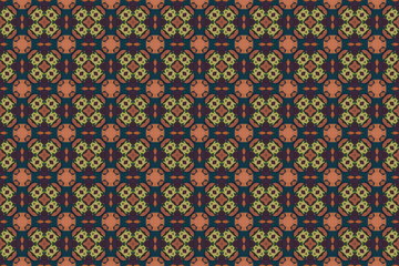 Seamless Tile Perspective Shape Digital Endless Background Fashion Graphic Interior Geometric Luxury Fabric Cloth Template Symmetric Design Texture Textile Decoration Wallpaper Visual Art Pattern