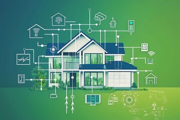 Artificial intelligence optimizing energy usage in homes, improving sustainability and efficiency