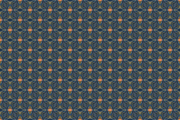 Seamless Tile Perspective Shape Digital Endless Background Fashion Graphic Interior Geometric Luxury Fabric Cloth Template Symmetric Design Texture Textile Decoration Wallpaper Visual Art Pattern