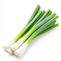 Fresh leeks, vibrant green and crisp, are perfect for your next meal or dish. Enjoy their unique flavor and health benefits