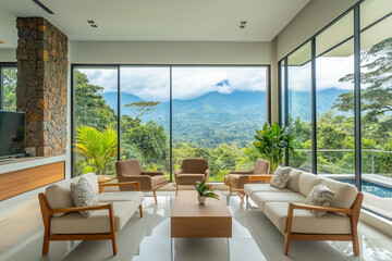 Fototapeta premium living room with a view