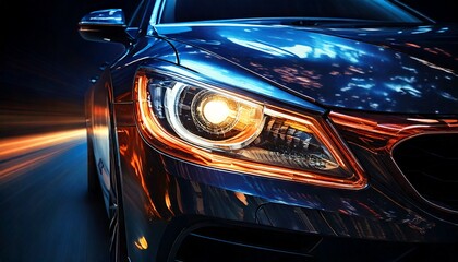 自動車のヘッドライト　