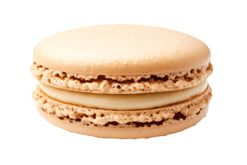 Delightful Beige Macaron Sweet Treat Exquisite Pastry Delicious French Dessert