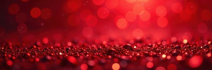 Luxurious red glitter; vibrant, festive shimmer , valentines day, elegant, red