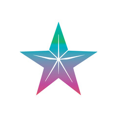 Creative Star Logo Design Illustration Template