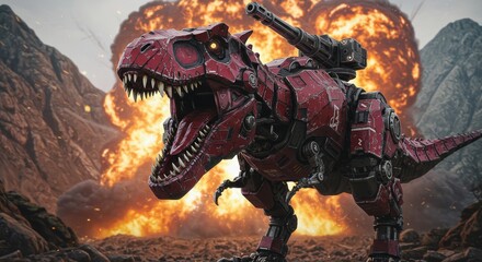 robot t-rex