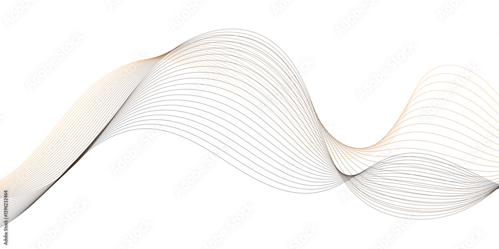 Poster abstract white paper wave background and white and smooth wave curve shiny lines banner background d