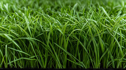Close Up View Of Lush Green Grass