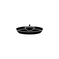 Minimalist Diwali Diya Illustration For Festival Celebration Graphic Design Assets