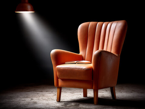 solitary reader: book chair