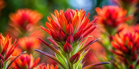 Castilleja Chromosa Wildflower Closeup, Nature Photography