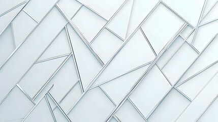 Abstract Geometric Pattern Design With White Color