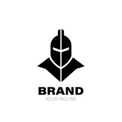 Knight Logo. Knight Logo Design. Knight Logo Brand. Knight Logo Vector Design Isolated on White Background