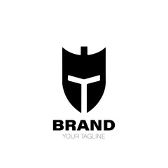 Knight Logo. Knight Logo Design. Knight Logo Brand. Knight Logo Vector Design Isolated on White Background