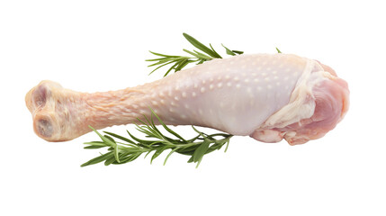 raw chicken legs isolated on white background , transparent png 